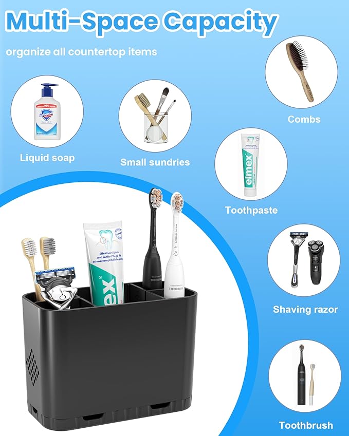 Toothbrush and Toothpaste Holders