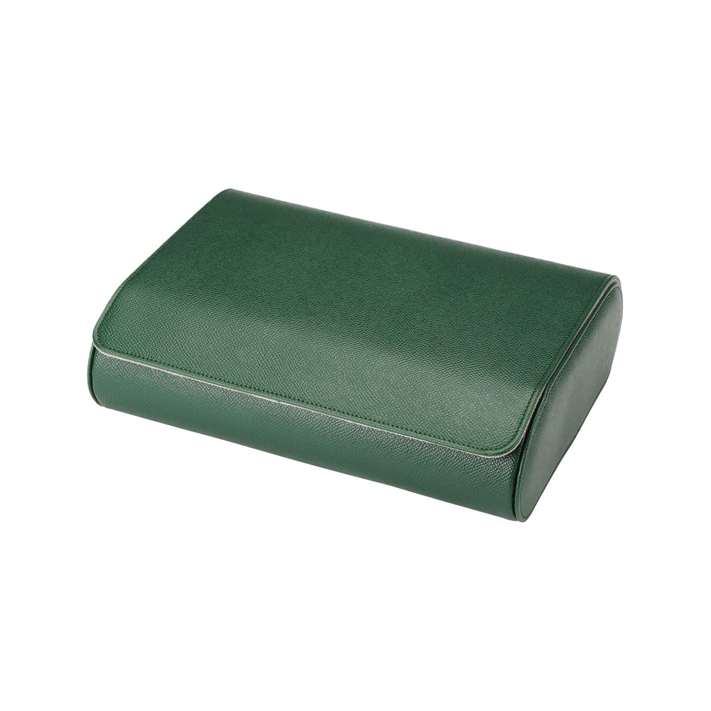 YANHHAN Watch Roll Travel Case for Men - Multifunctional Leather Watch Travel Cases Watch Display Box Cabinet ,Christmas Gift for Man/Woman/Office,daily watch case(green)
