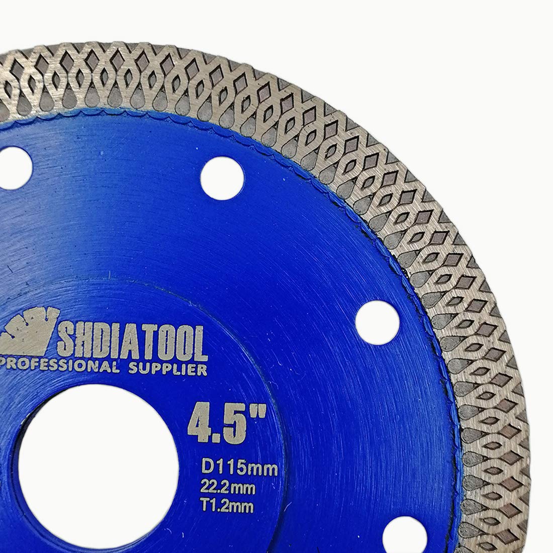 SHDIATOOL Diamond Tile Drill Bits Kit 15pcs, Porcelain Hole Saw Sets, Core Bits Cutter for Drilling Ceramic Marble Granite (6/8/10/20/25/35/50/75/100/20MM/2/SDS/HEX/6MM/4.5”)