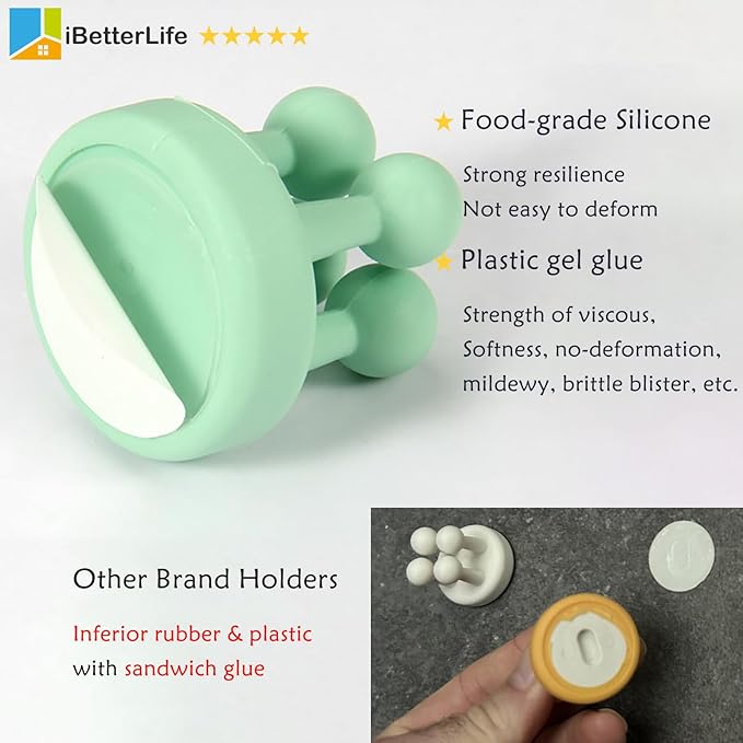 ZEZHOU Good Grips Toothbrush Holders