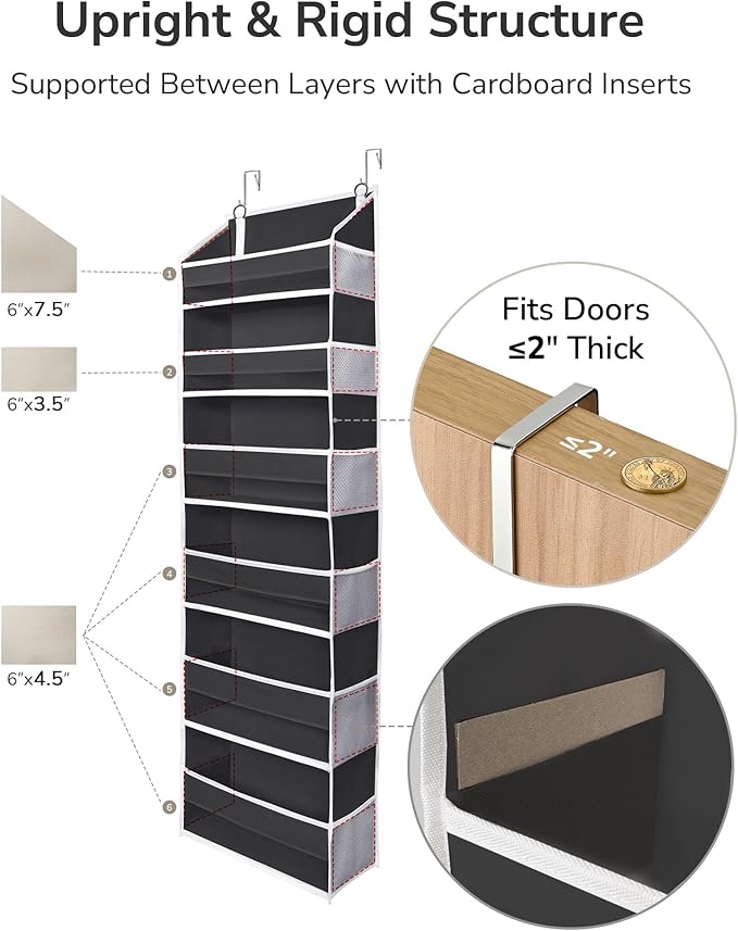 ULG 2Pack-Over The Door Organizer