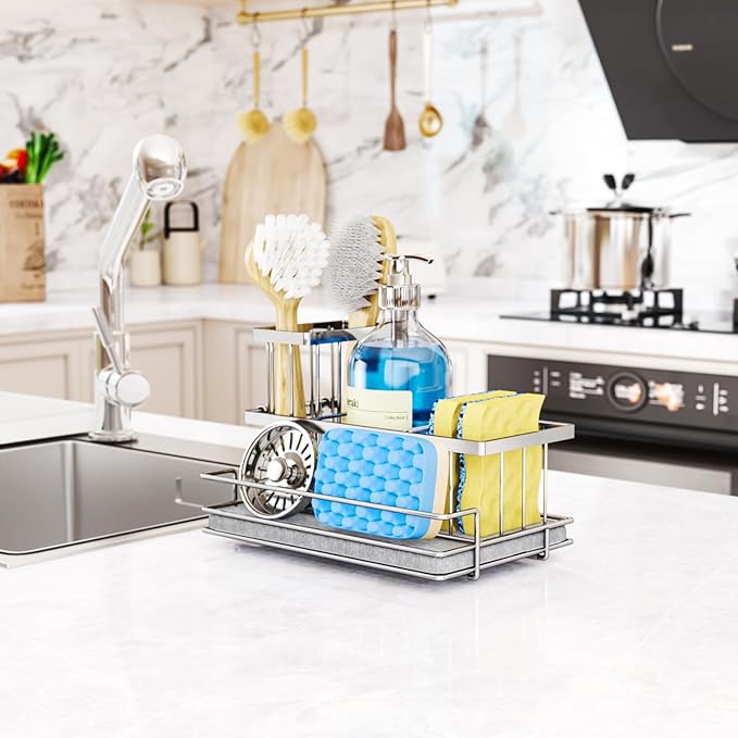 HapiRm Sink Caddy Sponge Holder