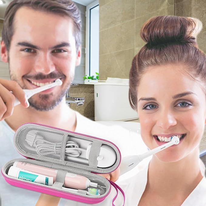 Toothbrush Travel Case for Oral B/Oral-B Pro 1000 1500 5000 7000 & Philips
