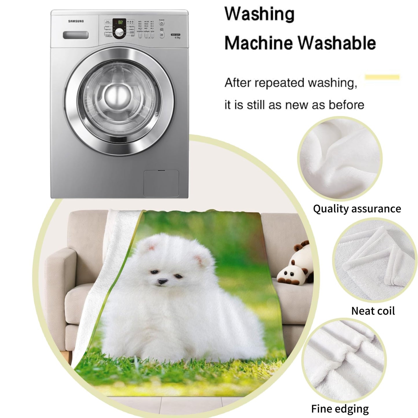 vnlvnl Cute Capybara Blanket Lightweight Flannel Blankets Gifts for Animal Lovers with Sunshine and Flower in Pond Printed Throw for Couch Chair Office Bedroom Spring Summer Decor, 60x50inch
