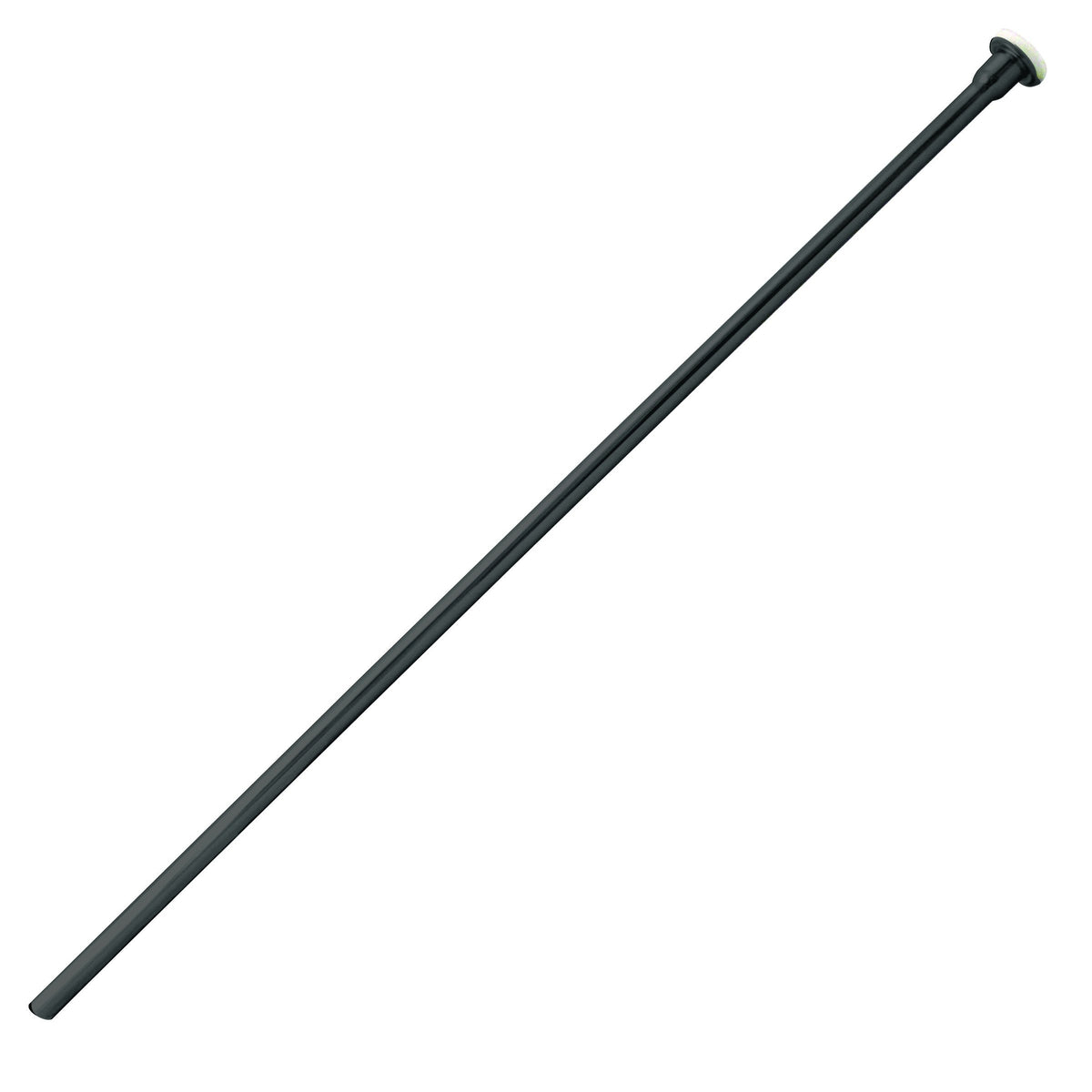 Westbrass D105KFHX-24-62 5/8" x 3/8" OD x 20" Flat Head Riser Supply Line Kit with Cross Handle Angle Supply Shut Off Valve for Toilet, Matte Black (24-Pack)