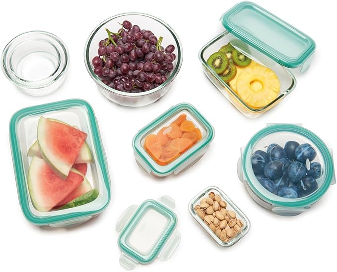 OXO Good Grips 3.5 Cup Smart Seal Airtight Glass Rectangle Food Storage