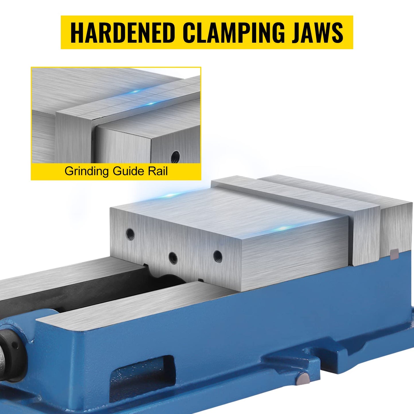 VEVOR 6 Inch ACCU Lock Down Vise Precision Milling Vice 6 Inch Jaw Width Drill Press Vise Milling Drilling Machine Bench Clamp Clamping Vice (6'')