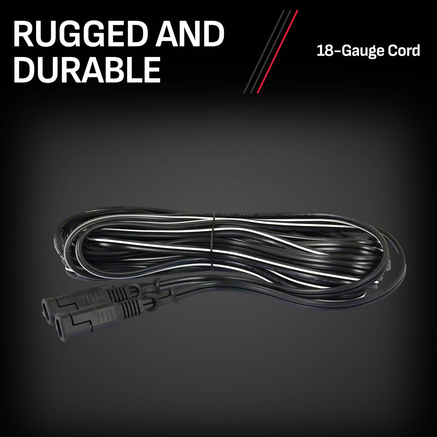 Schumacher Electric Battery Charger Extension Cord with Quick-Connect Ends, EC-25, 25 Feet, Use with Schumacher Battery Chargers and Maintainers