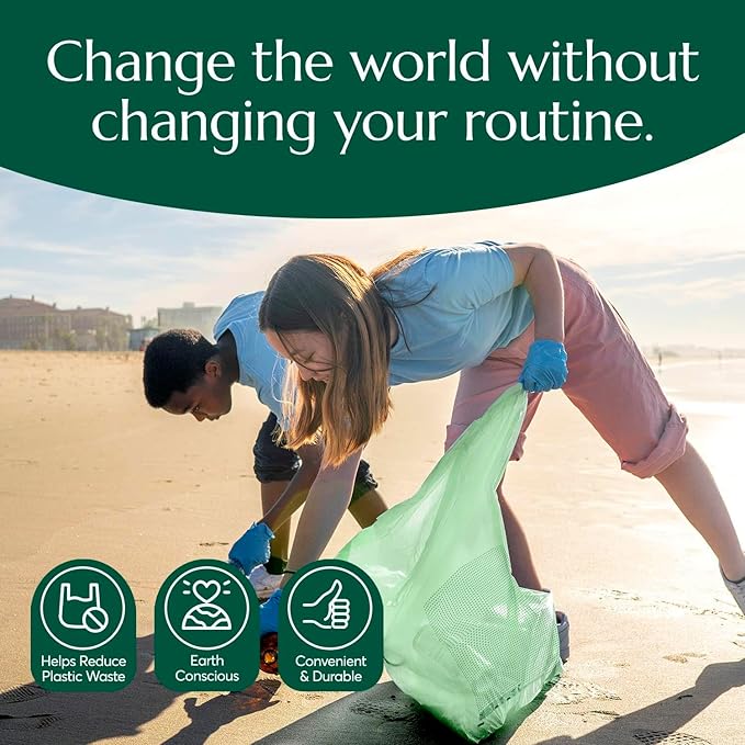 Cleanomic Compostable* Trash Bags