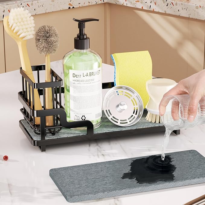 Consumest Sponge Holder for Kitchen Sink