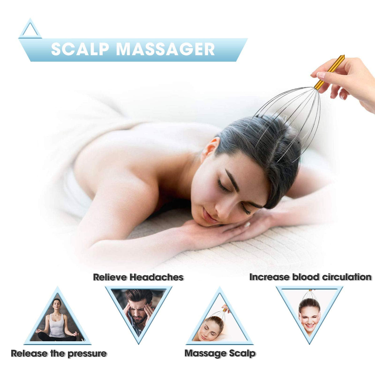 MagicMakers Electric Shiatsu Neck Massager with Heat - Pain Relief for Back, Shoulders & Feet - Gift for Men, Women, Mom & Dad - From Daughter or Son - Ideal for Christmas, Mother's Day & Father's Day
