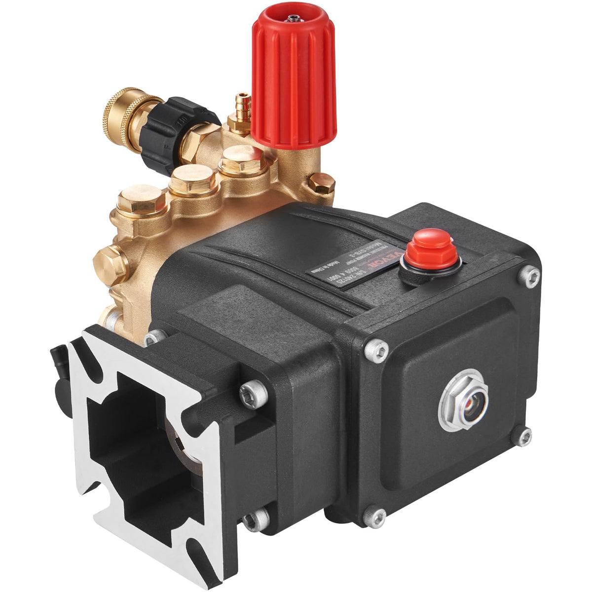 VEVOR Horizontal Triplex Pressure Washer Pump, 3/4" Shaft, 3300 PSI, 3.0 GPM, Replacement Power Washer Pumps Kit, Parts Washer Pump, Compatible with Simpson MorFlex Models 40224, 40225, 40226 etc.