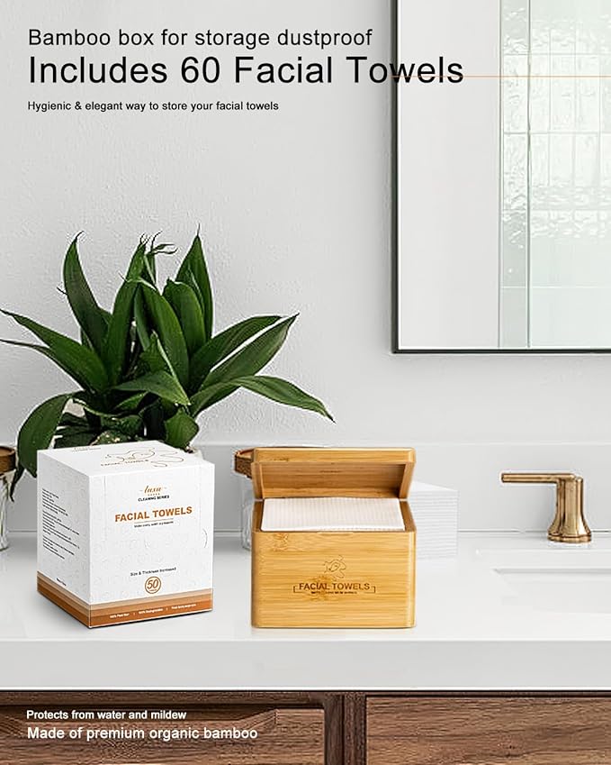 Clean Facial Towels, 1 Box