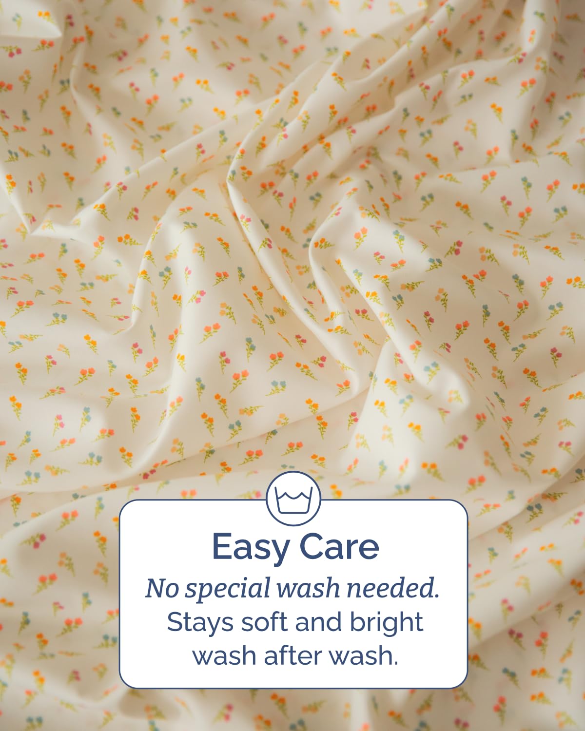 Floral Sheets - Flower Print Bed Sheet Set - 1 Flat, 1 Fitted & 2 Pillowcases w/ Deep Pockets - Comfy, Cozy, Wrinkle & Fade-Free - Boho Botanical Bedding - Soft, Breathable & Cooling - Queen Size Set