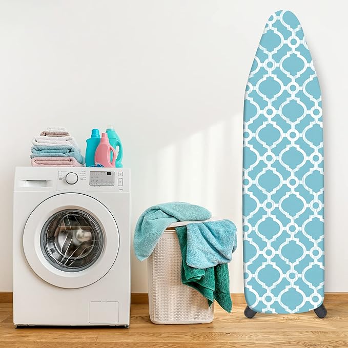 Ironing Board Cover and Pad, Standard Size 12" x 42" Iron Board Replacement