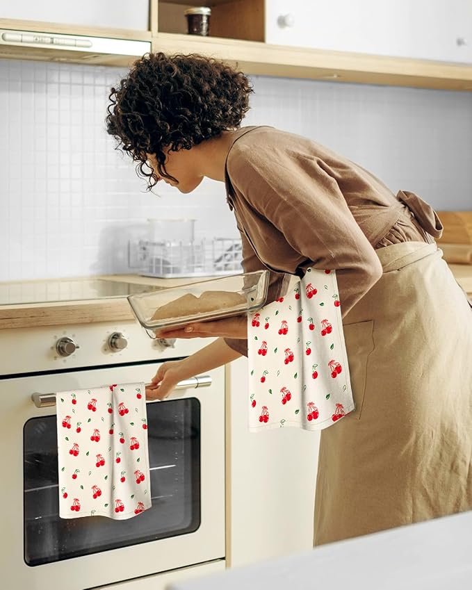 Flour Sack Kitchen Towels Set of 2-18x26 Cotton Dish Towels