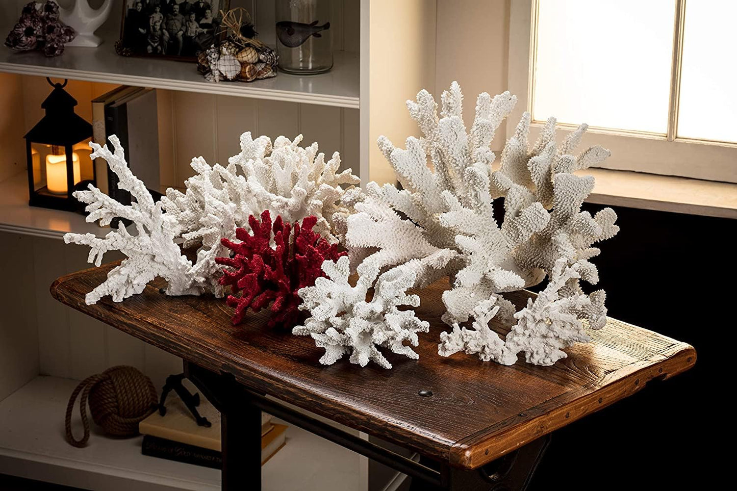 Abbott Collection 20-SEASHORE/25 Large White 3D Starfish Decorative Resin Figurine