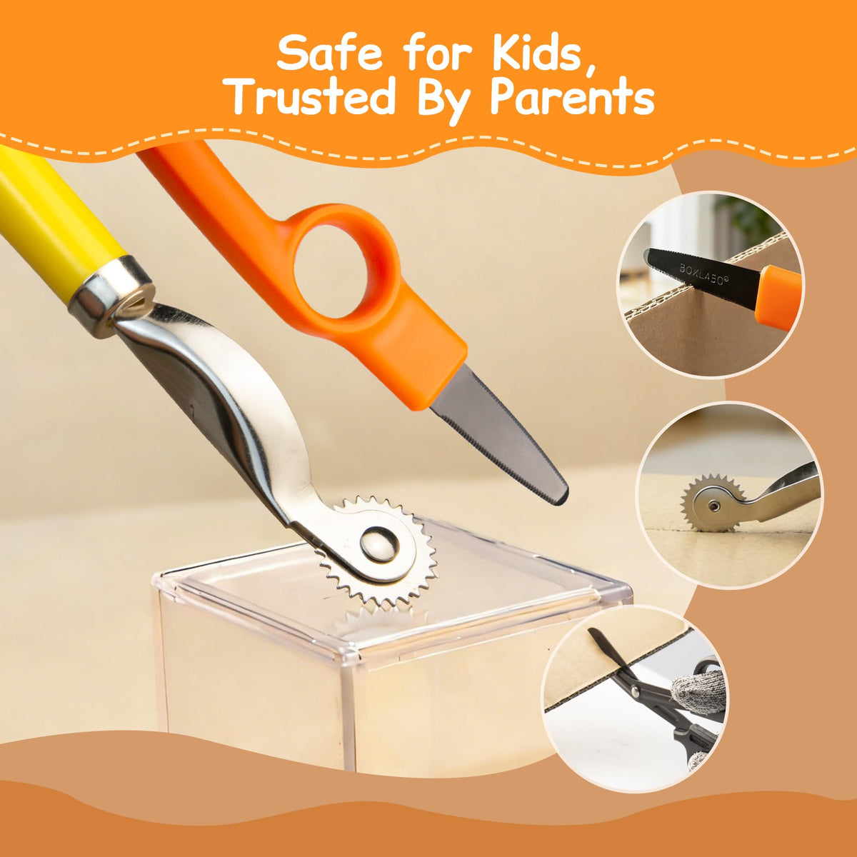 Kids Cardboard Cutter Safe Tool Set 150 Pcs Cardboard Construction Kit for Todder with Storage Box,Creative Educational Toys Gift for Boys Girls