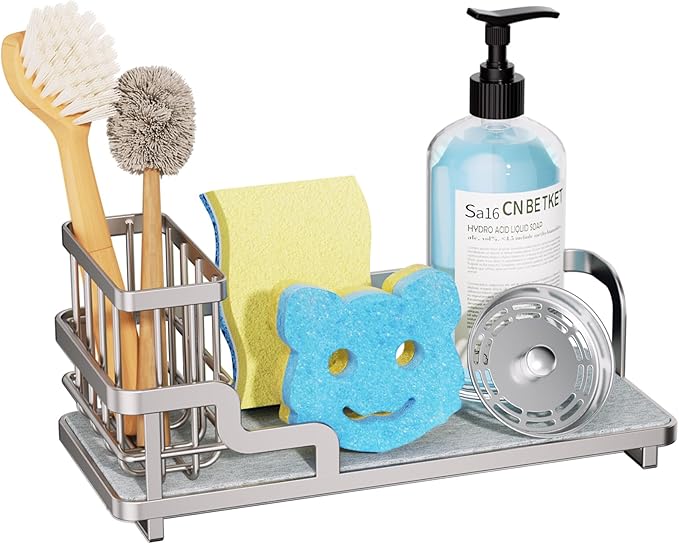 Consumest Sponge Holder for Kitchen Sink