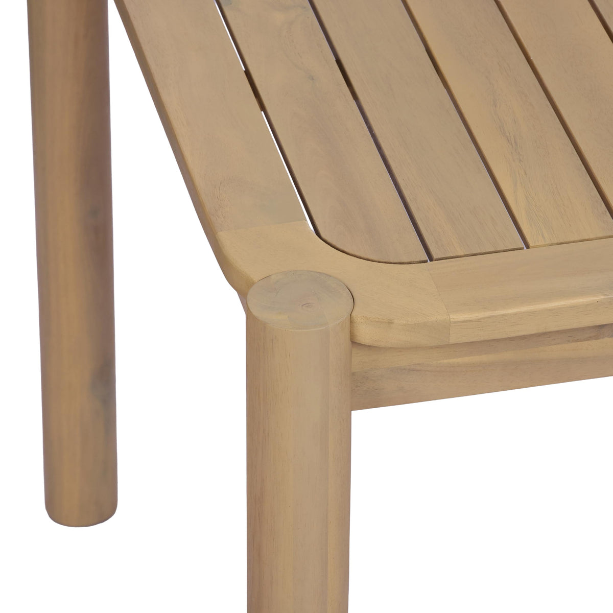 Christopher Knight Home Cascade 70" Outdoor Rectangular Dining Table, Acacia Wood Patio Dining Table for 4-6 People, Solid Wood Outdoor Table for Patio Deck Garden Backyard Dining, Light Teak