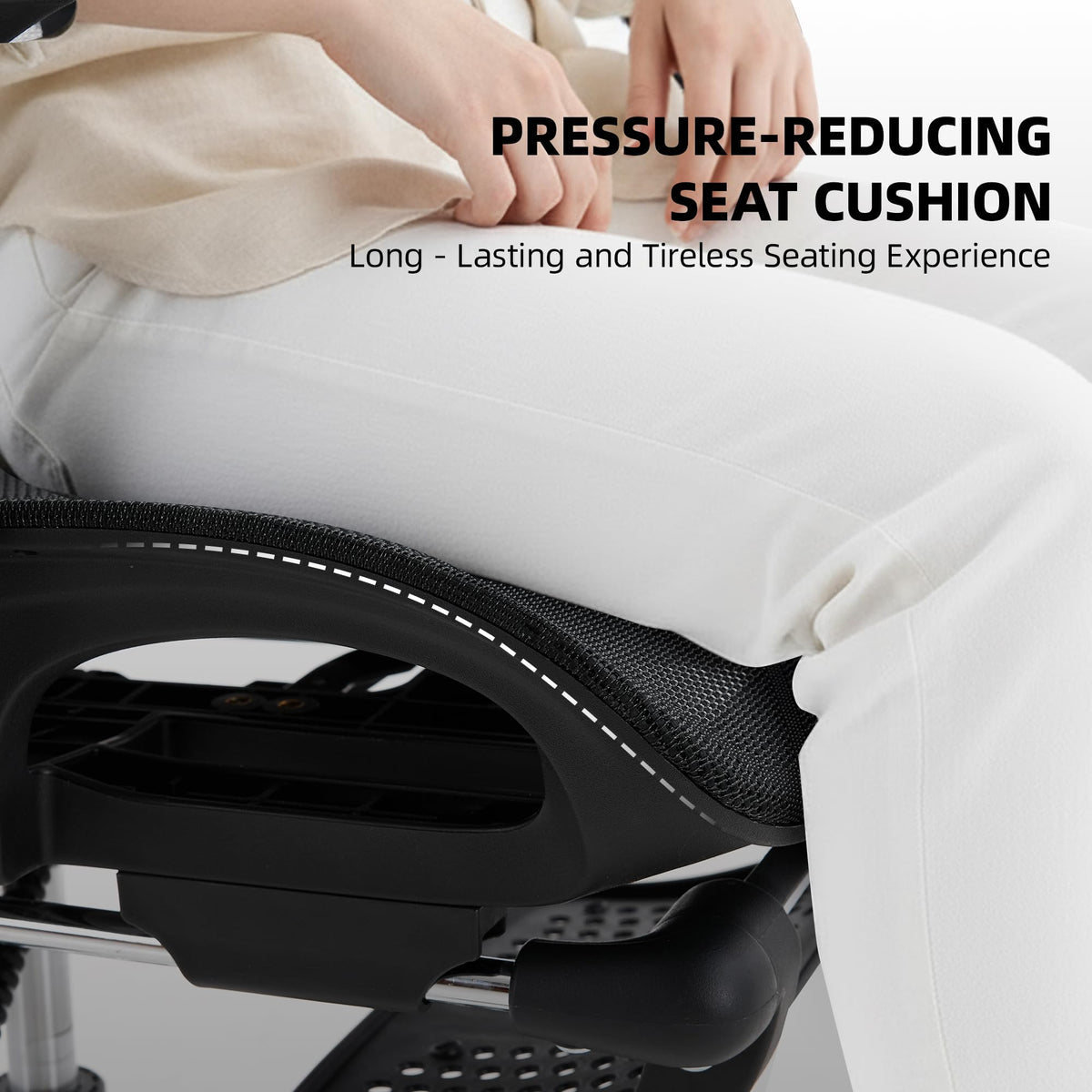 Office Chair with 3D Adjustable Lumbar Support,Ergonomic Computer Chair,Adjustable Headrest and Armrests, 400lbs Capacity,Tilt-Swivel,Premium Mesh Desk Chair for Office,Home & Gaming (Grey)