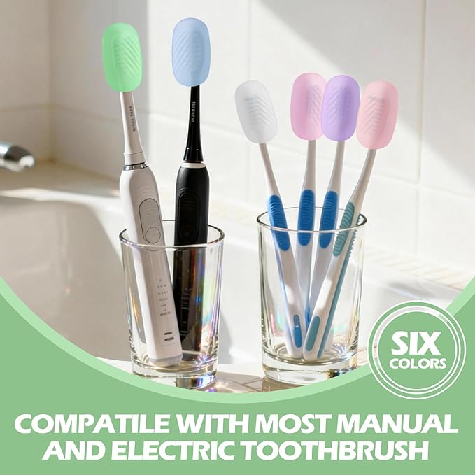 6 Pack Toothbrush Covers, Tooth Brush Cover Cap