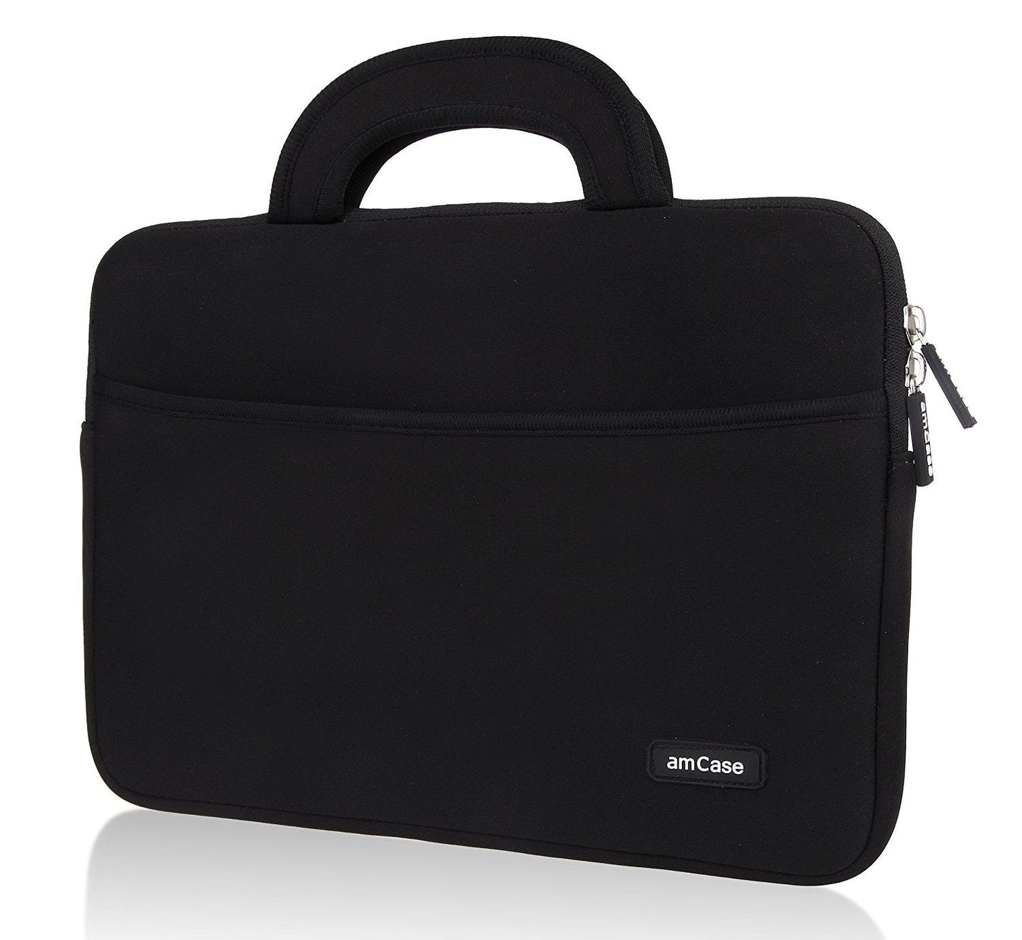 amCase 13.3-inch Laptop Case/Sleeve for Samsung Chromebook 2 /MacBook Air/Pro Retina Display/Toshiba Chromebook/Lenovo Yoga13 /ATIV Book 9 /Ultrabooks (Black) Protective Neoprene Cushion with Handle
