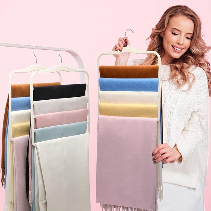 Pants Hangers Space Saving, Organization and Storage