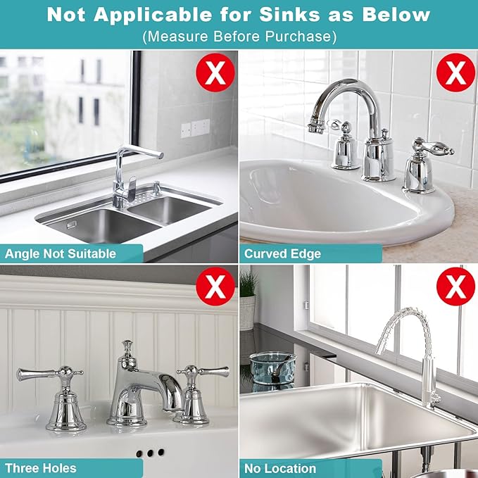 30 Inch Kitchen Sink Splash Guard, Large Size Faucet Mat