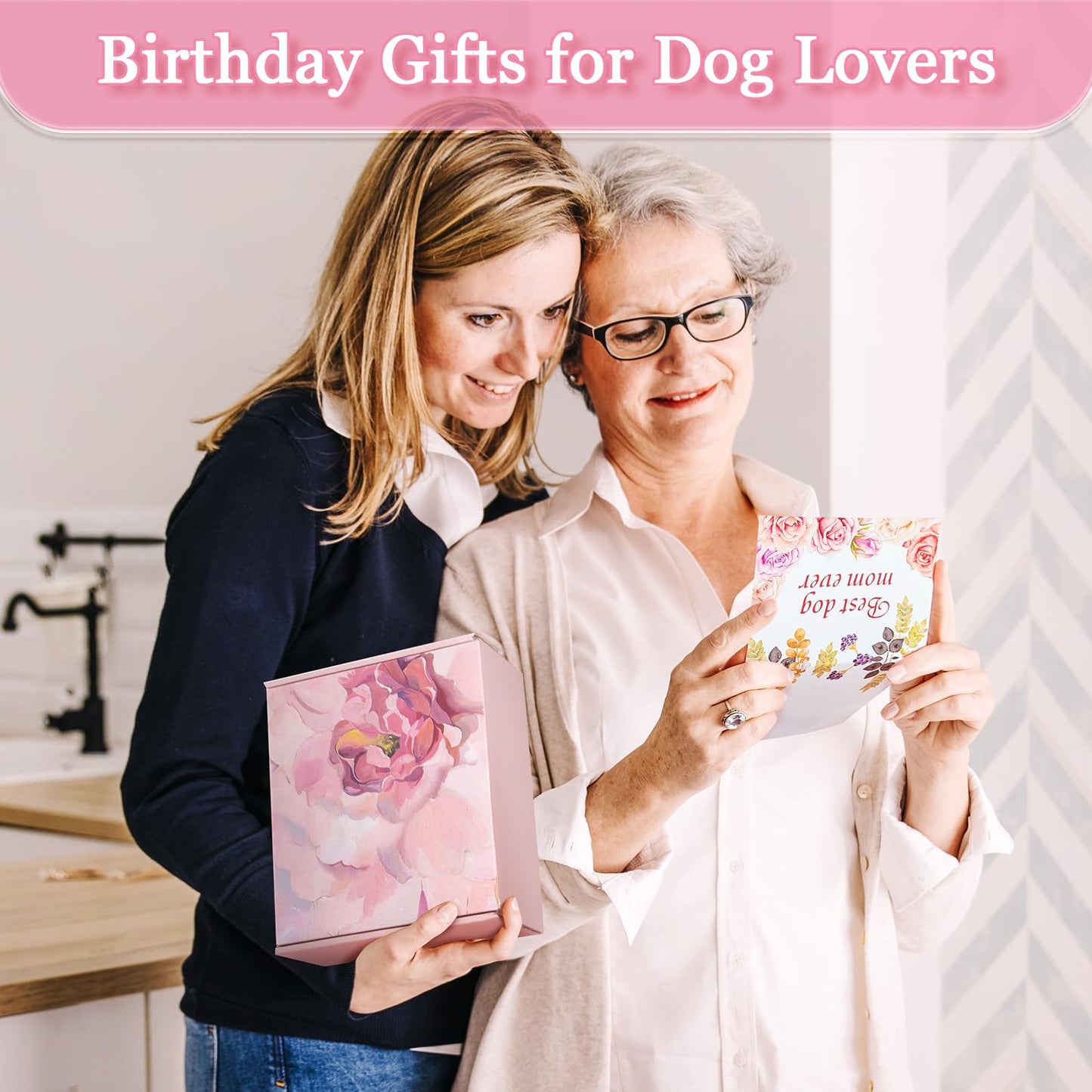 Dog Mom Gifts for Women, Dog Lovers Gifts for Dog Lovers Women, Dog Themed Gift Basket, Birthday Gifts for Women, Mom, Sister, Wife, Unique Gifts for Women, Mothers Day Gift Basket