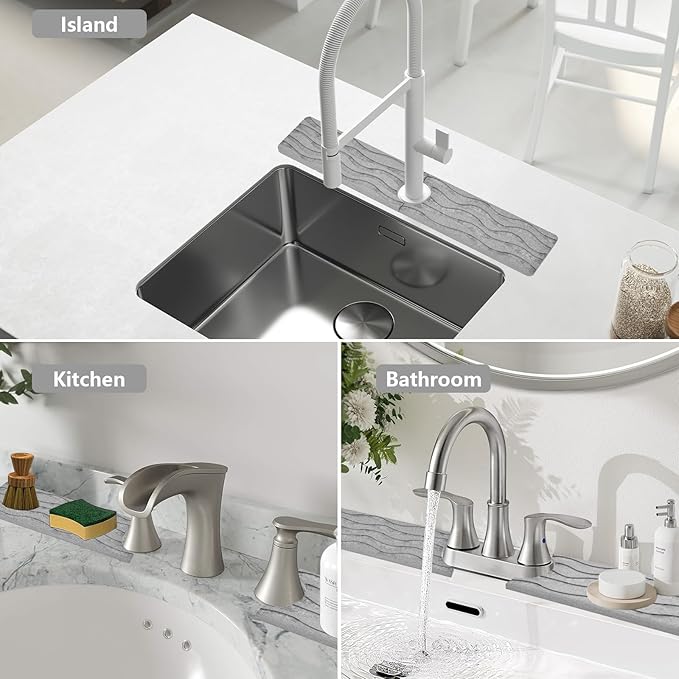 Stone Faucet Mat for Kitchen Sink