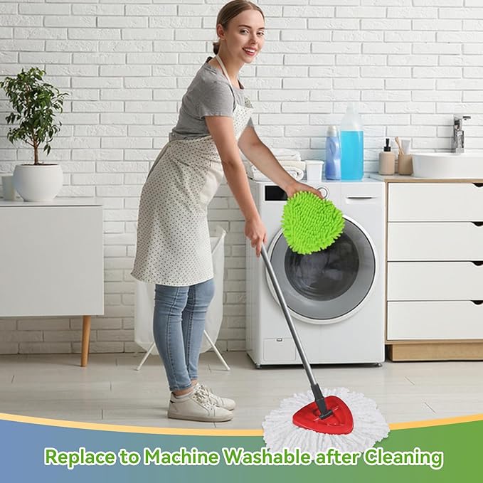 7 Pack Reusable Microfiber Mops Pads Compatible
