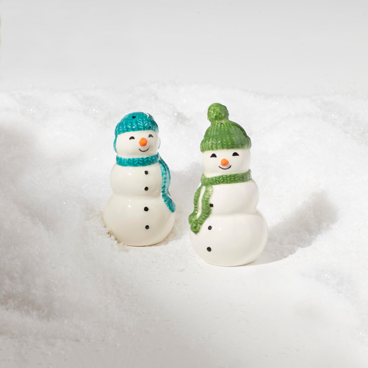Lenox 895171 Balsam Lane Snowman Salt & Pepper Set, 2-Piece, Christmas & Holiday Hosting