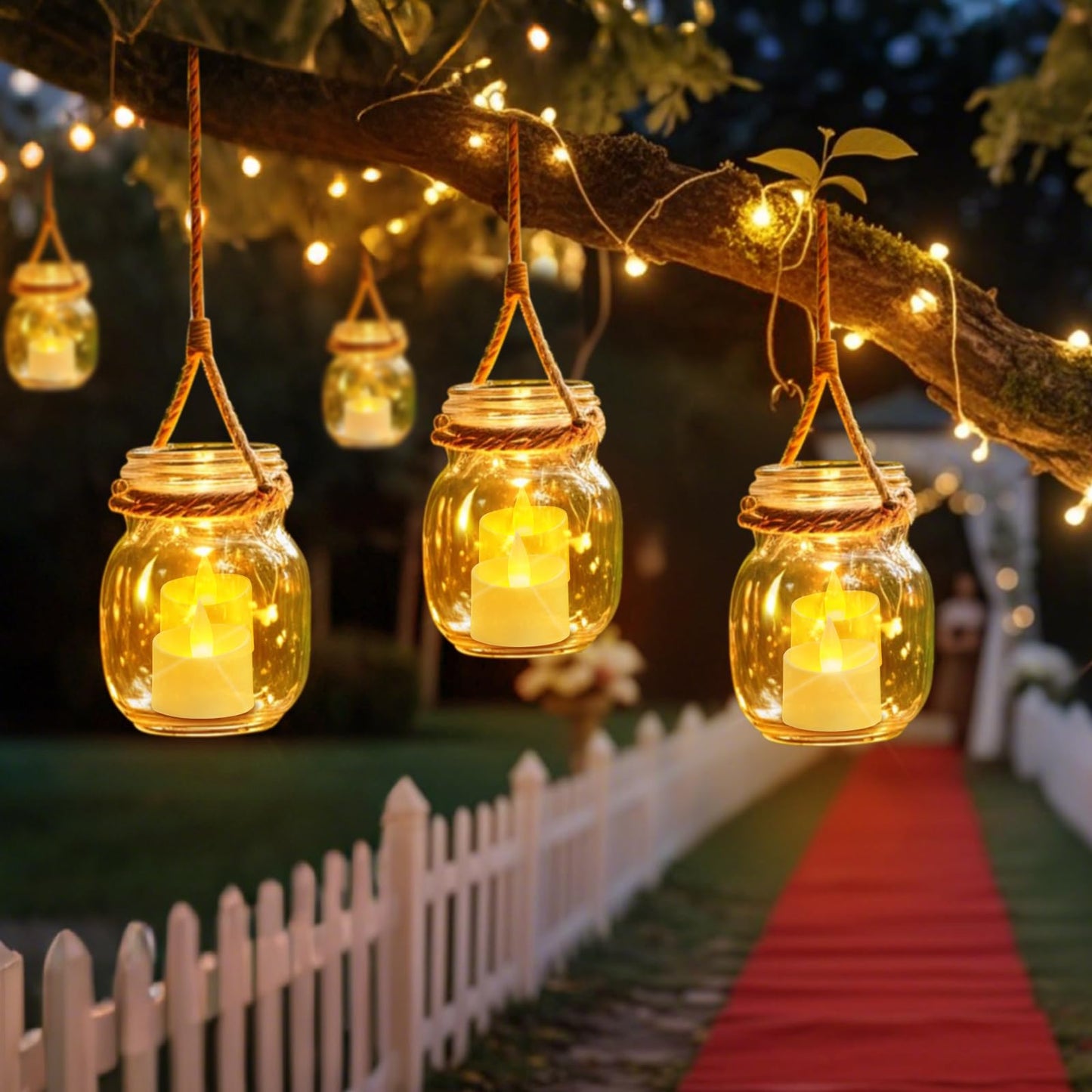 Haown Realistic Flameless LED Tea Lights - Battery-Powered Dancing Flame Candles for Weddings, Halloween, Votives | Safe Child-Resistant, Flickering Ambiance Decor (Ivory Base, 100 Pack)