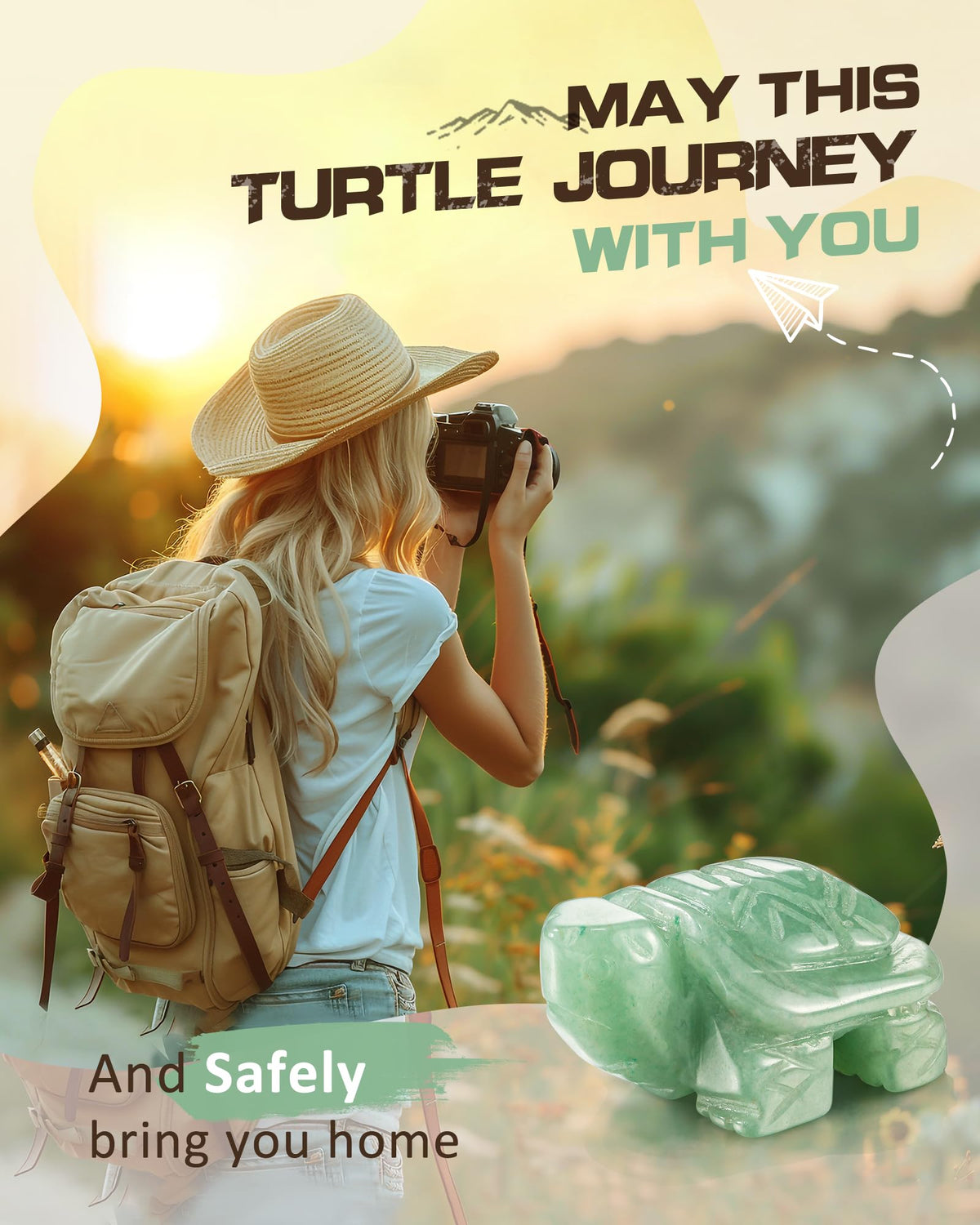 MANVEN Travel, Travel Gifts for Women, Travel Essentials Accessories Jewelry Stuff for Women Men, Jewelry Gifts for People Who Travel A Lot Travelers Turtle
