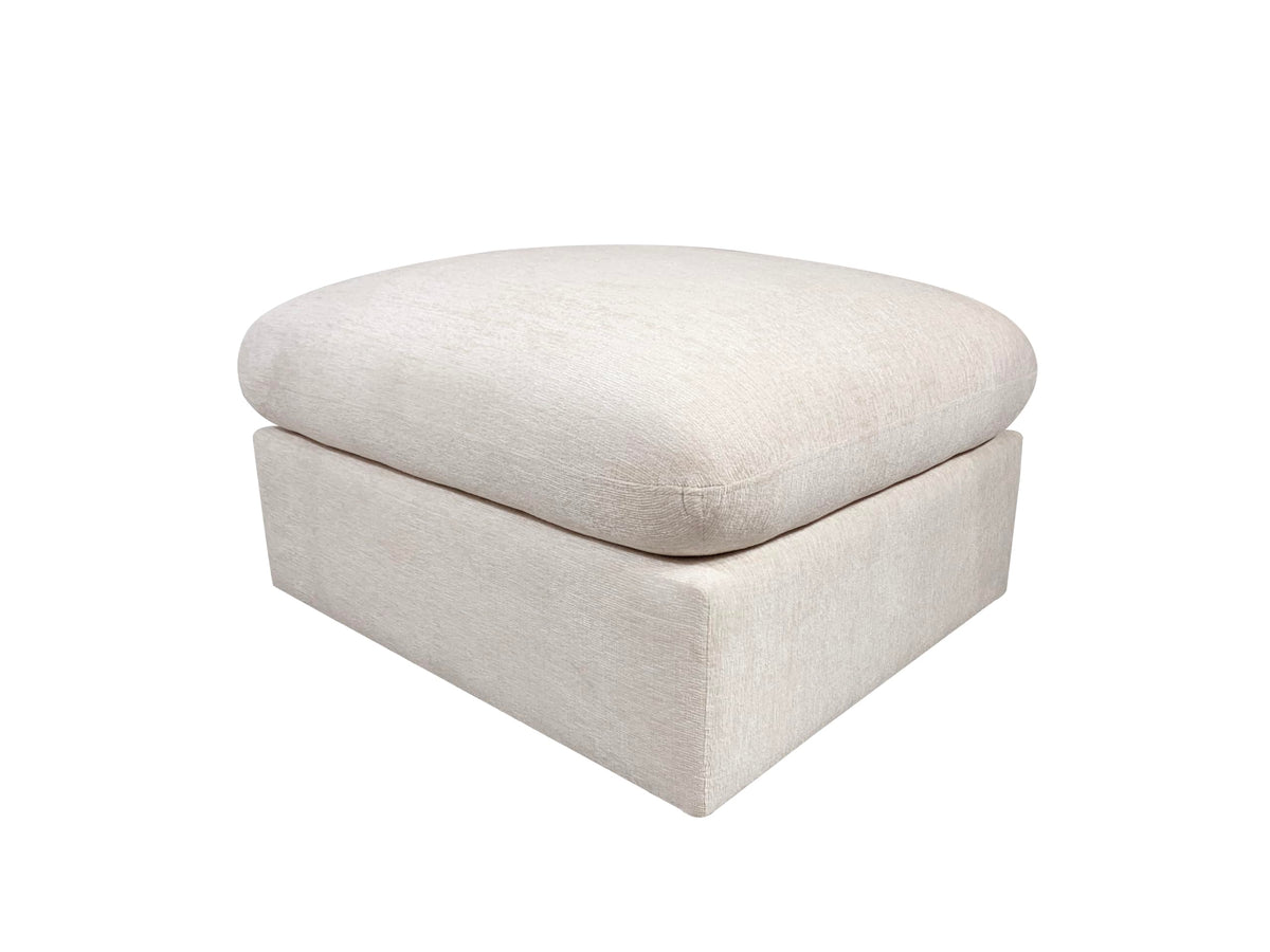 YOPTO 127" Modular Sectional Sofa,Modern Oversized Cloud Couch with Cup Holder&USB Port,7 Seater Convertible L-Shaped Chenille Sofas W/Ottoman,2 Pillows&Storage Box,Comfy Couches for Living Room,Beige