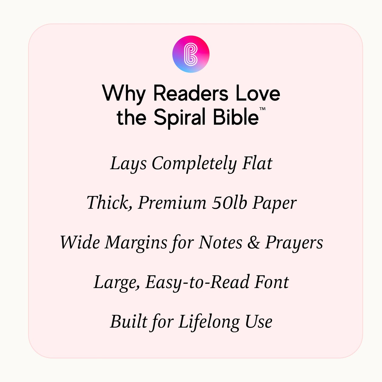 Official Spiral Bible® The Bible in a Year | 52 Week Guided Bible Study & Daily Reading Plan | Spiritual Companion & Journal for Adults & Teens | 8.5" x 11" Notebook