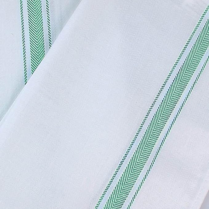 Utopia Towels Green Dish Towels 100% Ring Spun Cotton Highly Absorbent &