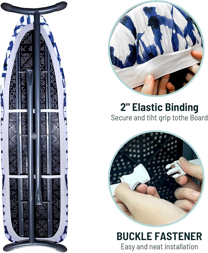 BNDX Ironing Board Cover Standard Size Reflective 4 Layers Thick Padding