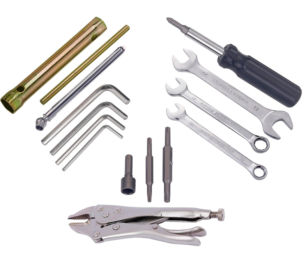 WINTOWIN Compact Tool Kit for Roadside Service,Sports Bike,Motorcycle Repair Tool Kit for Japanese Motorcycle, ATV,UTV,Sports Bike,Gift for Father Husband Christmas Birthday