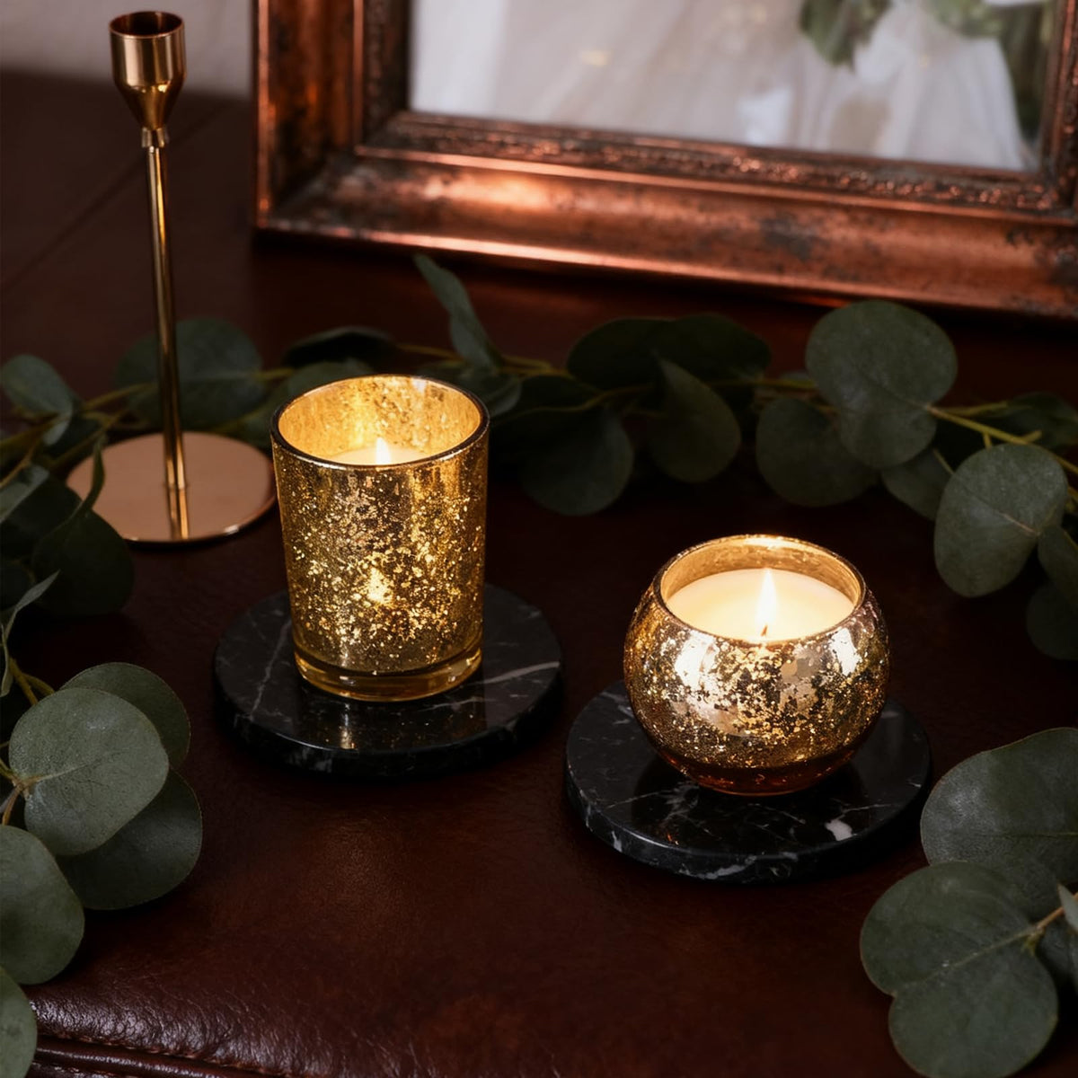 12PCS Assorted Gold Votive Candle Holders,Tealight Candle Holders for Table Centerpieces,Home,Bridal Shower,Birthday,Christmas,Thanksgiving Party Table Decor (12, Gold)