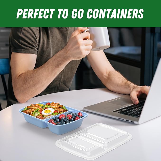 50 Pack 28 oz Meal Prep Containers Reusable