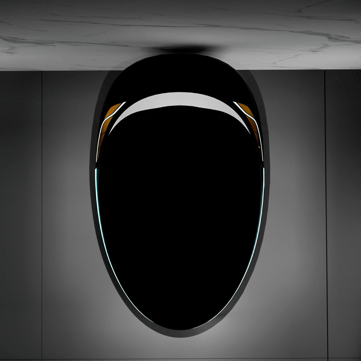 Unique Smart Toilet with Bidet Built In, Intelligent One Piece Toilet For Modern Bathroom, Auto Open/Close Seat, Foot Sensor, LED Display,Night Light, Warm Water & Dryer (Black)