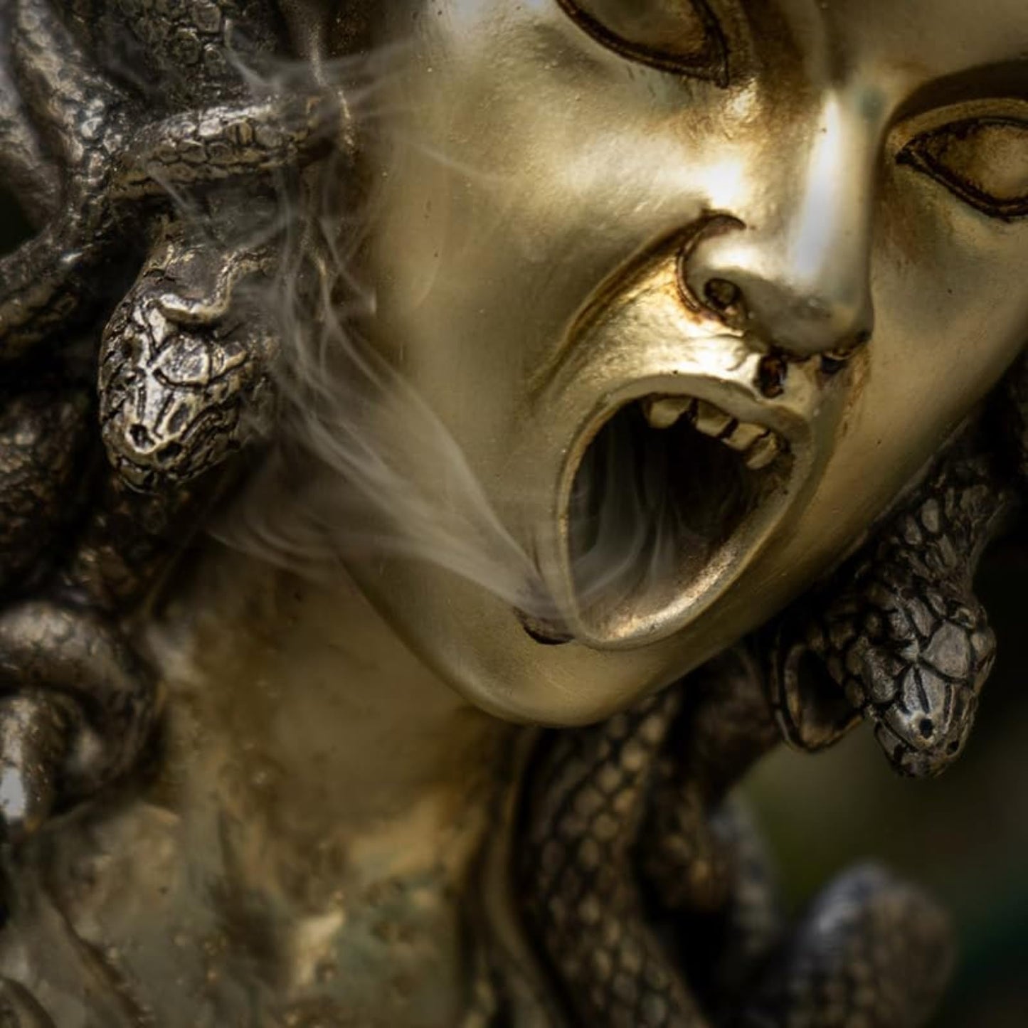 Pacific Giftware Medusa Backflow Burner, Greek Mythology Famous Monster Medusa, Waterfall Incense Burner
