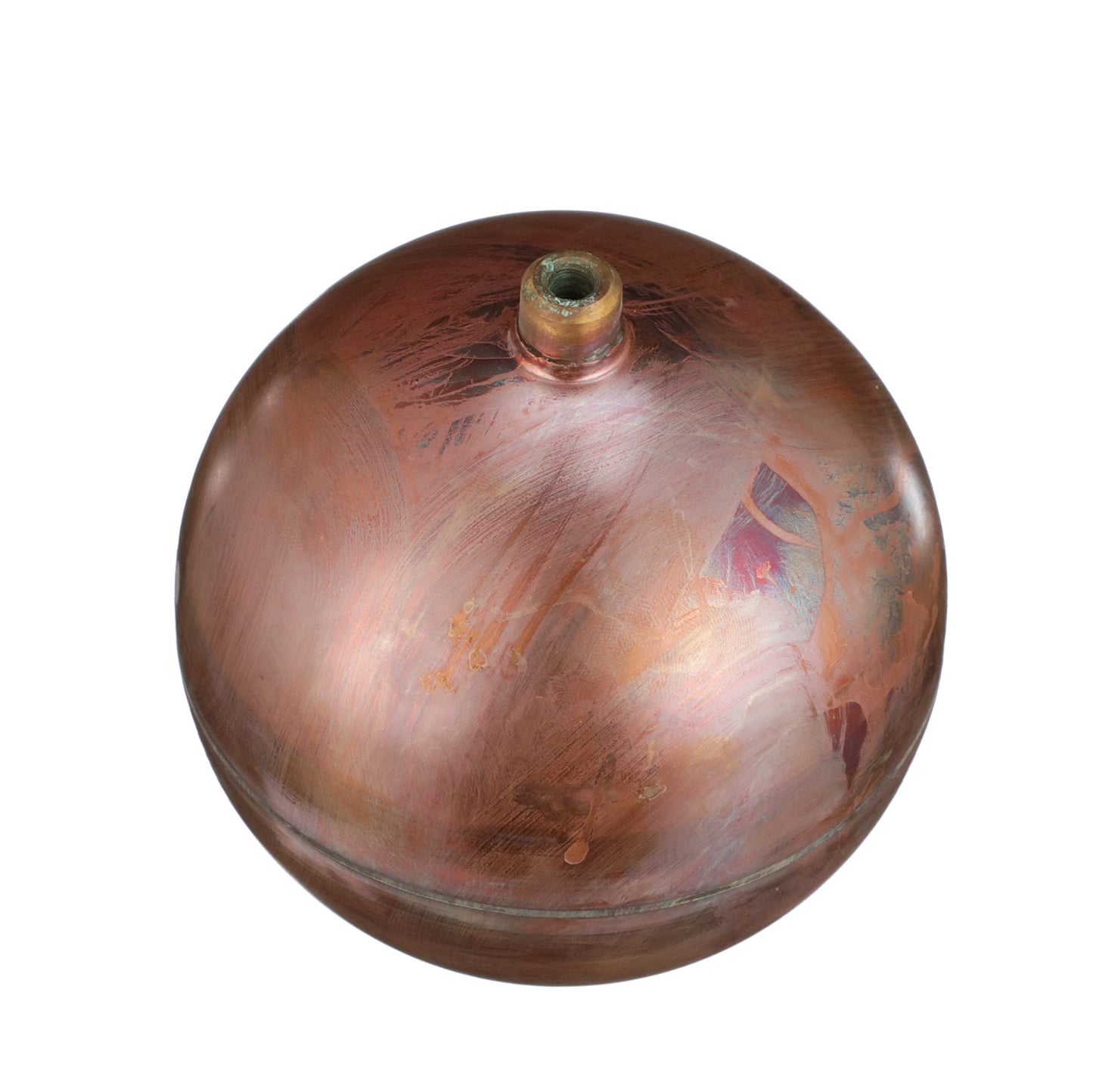Watts FLT-C Series 6" Heavy Duty Copper Float for Float Valves in Control Assembly, 5/16"-18 Female Thread Connection, Overlapping Joints, Max Working Temperature 200° F