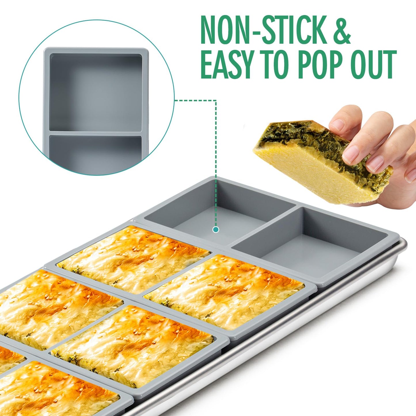 Silicone Tray Dividers for Harvest Right Freeze Dryer Medium Trays, Silicone Food Molds for Harvest right freeze dryer accessories, 4 pcs silicone food freezer tray Match one Medium Trays