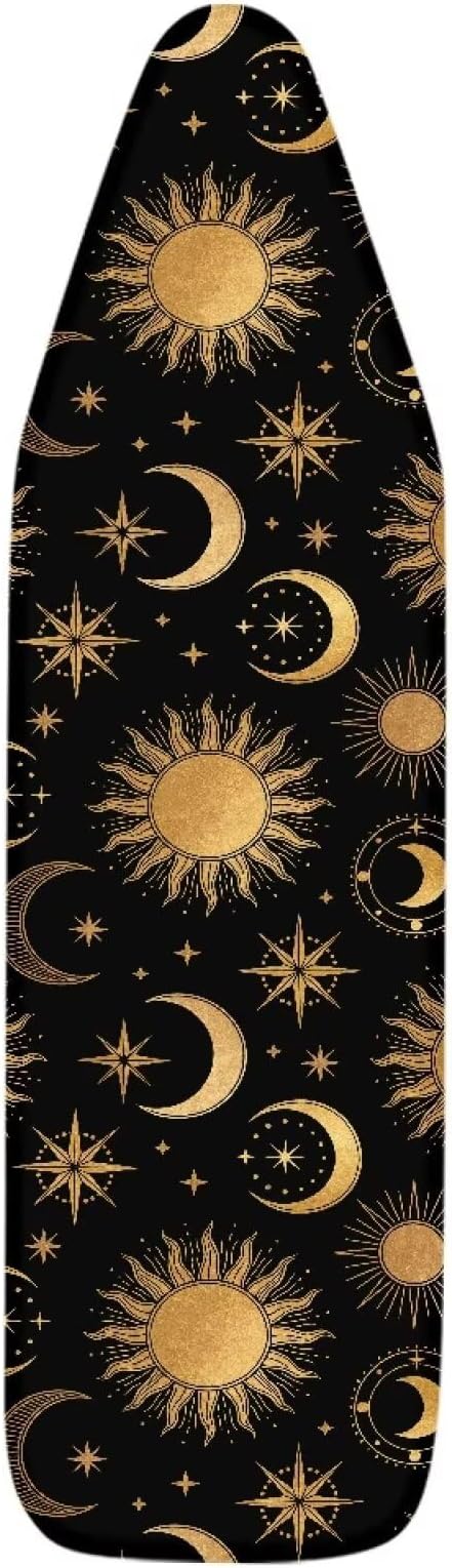 Moon Design Ironing Board Cover and Pad Stretch 15x54 Full Size Thick Heavy
