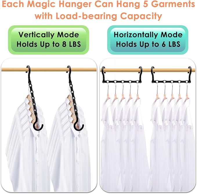 College Dorm Room Essentials, Magic Hangers Space Saving Clothes Hanger