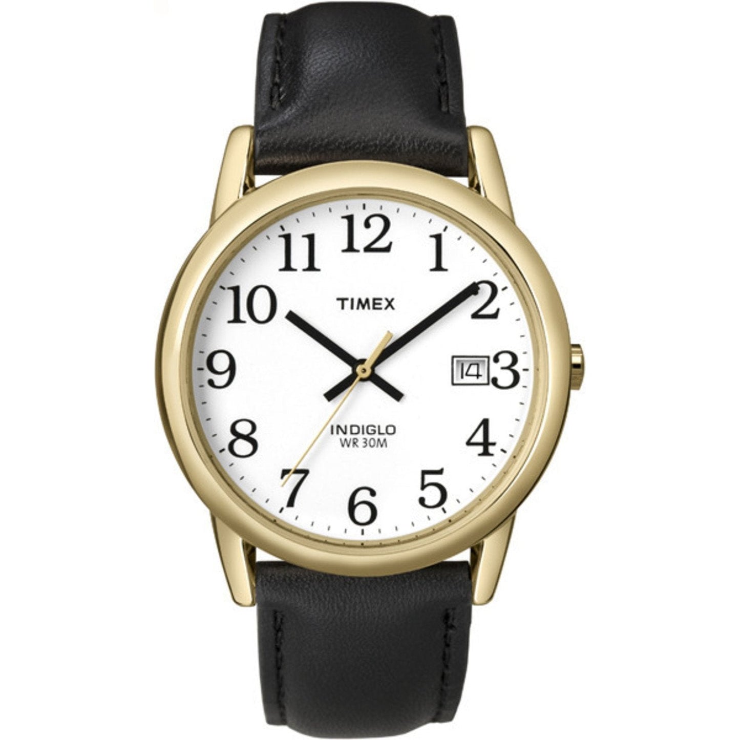Timex T2H291 Gents Classic Watch with Black Leather Strap