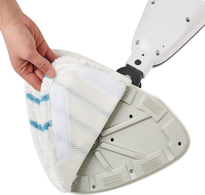 Reusable Steam Mop Pads Set, 4 Pack Steam Mop Pads & 4 Universal Microfiber